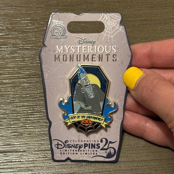 2025 Disney Parks Mysterious Monuments Villains Halloween Hades Pin LE 5000 - Picture 1 of 5